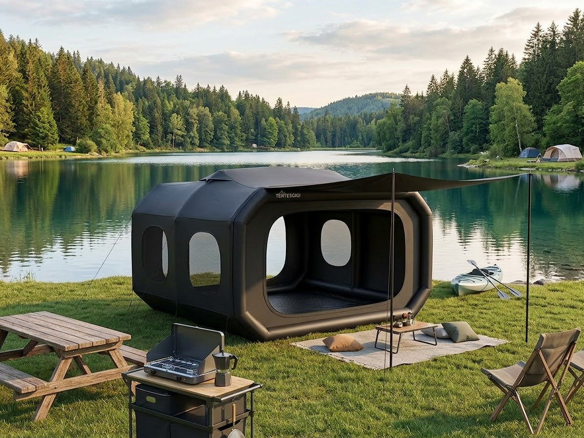 Capsule tente gonflable