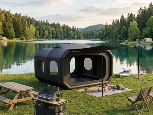 Capsule tente gonflable