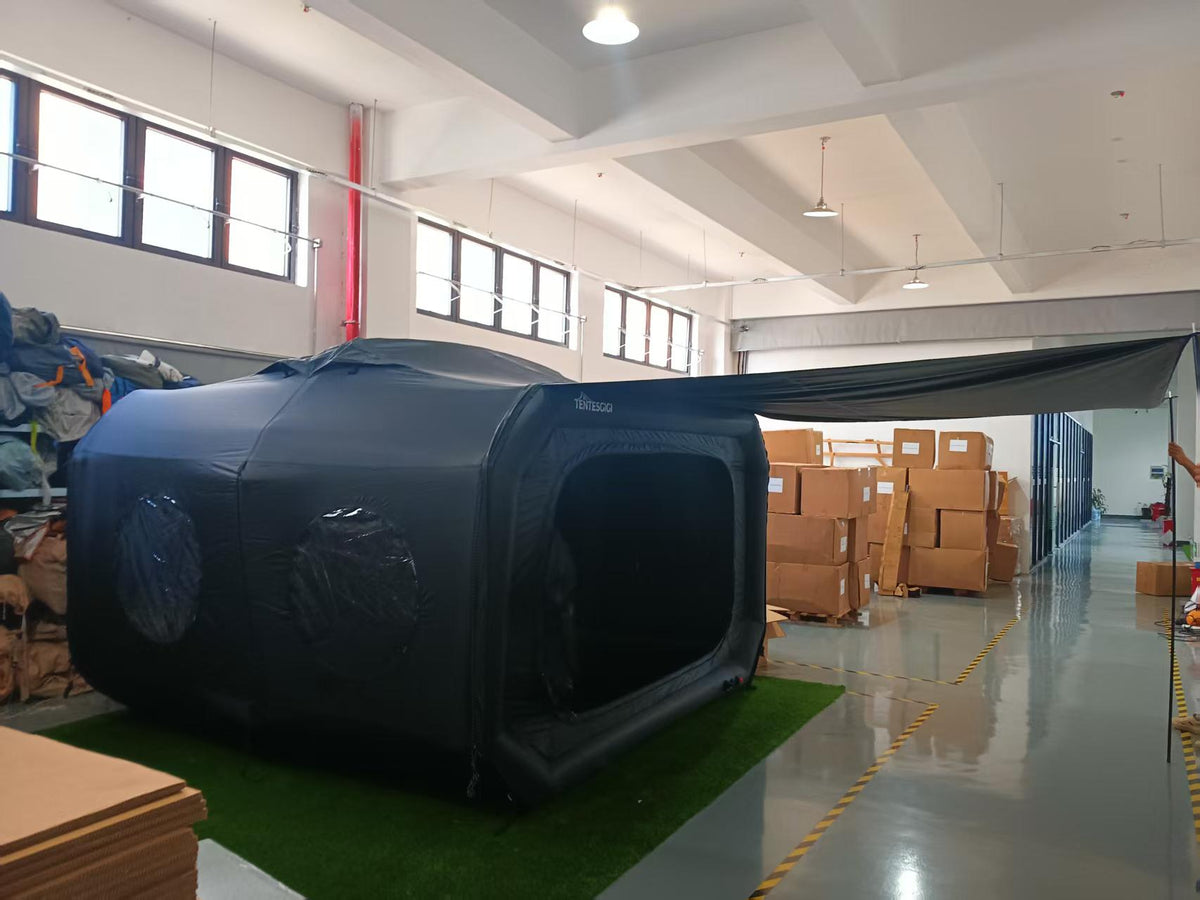 Capsule tente gonflable