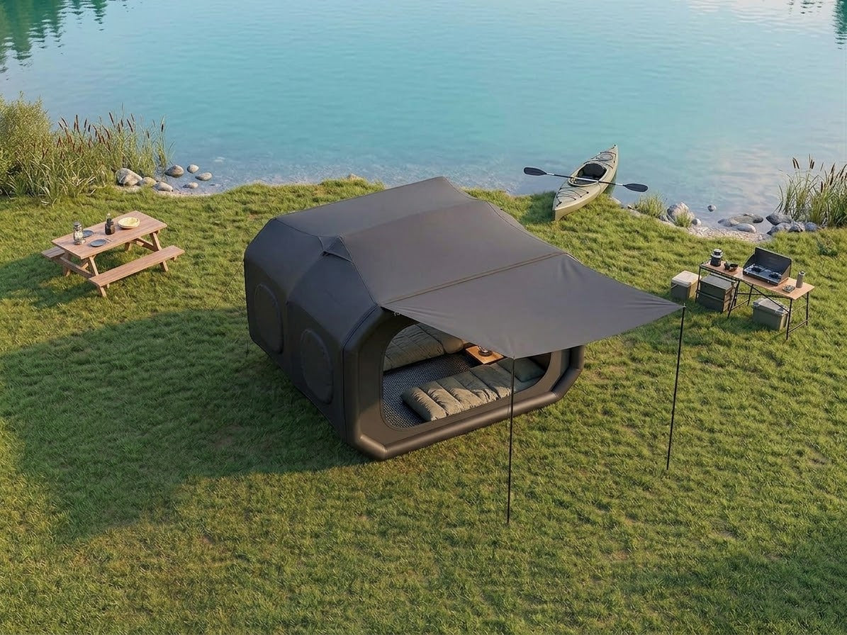 Capsule tente gonflable